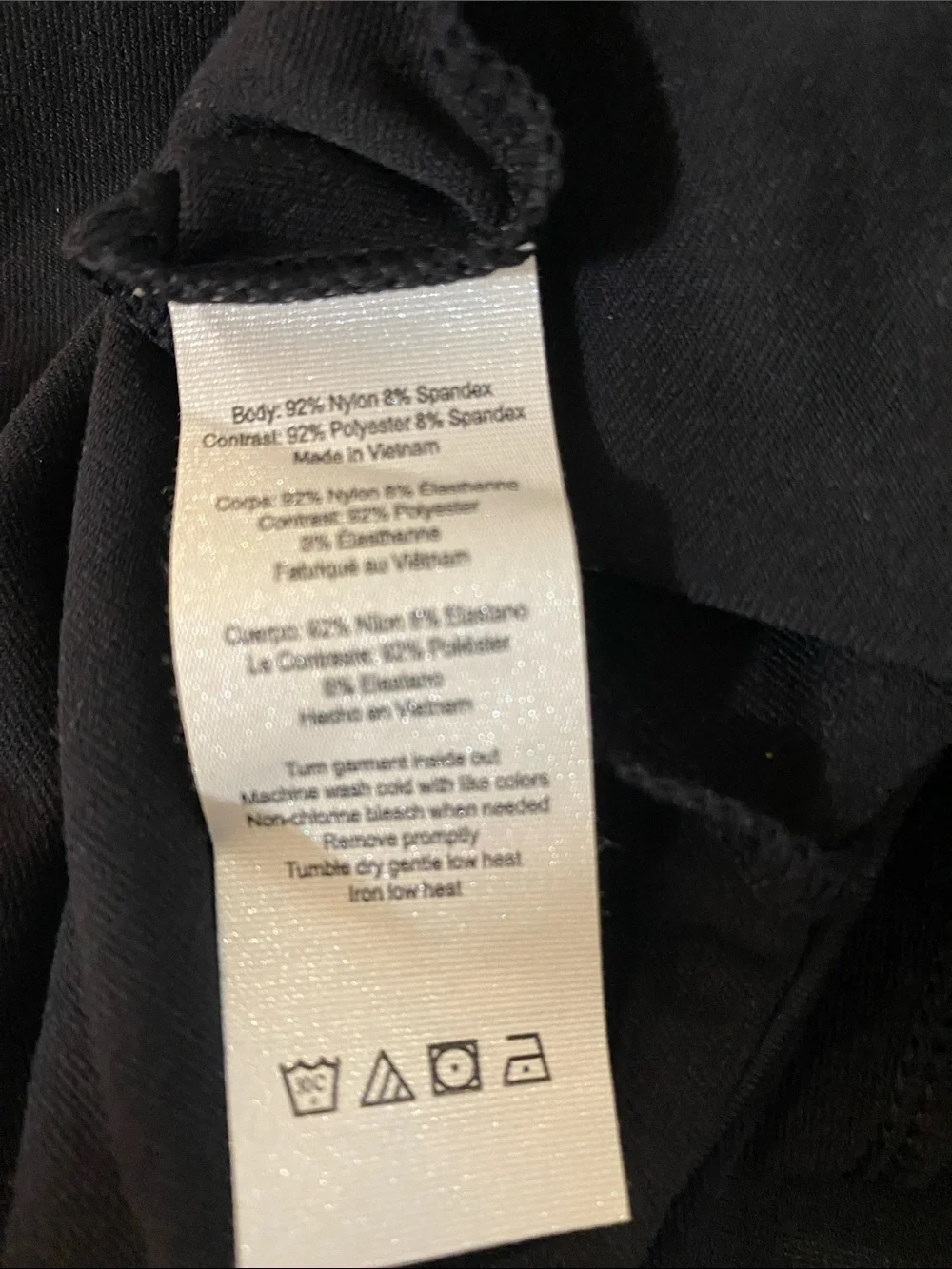 ALO Yoga Black Crop Tank Top with Subtle Logo